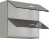 Kuchyňská skříňka Garid 80 GU 72 2F šedý lesk/šedá