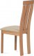 Jídelní židle BC-3931 BUK3, masiv buk, barva buk, potah krémový
