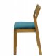 Židle čalouněná ALEXA dubová stohovatelná Z226