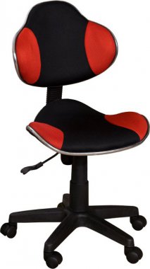 Dětská židle QZY-G2 černo-červená