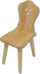 Dřevěná jídelní židle TK-110 borovice