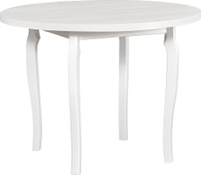 PENELOPE 3 ( POLI 3)  - jídelní stůl kulatý pr.100 -  lamino bílá (bílá borovice andersen)- kolekce "DRE" (K150-E)