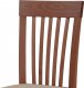 Dřevěná jídelní židle BC-3950 TR3, třešeň/potah krémový