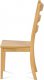 Jídelní židle C-191 OAK1, celodřevěná, barva bělený dub