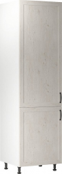 Potravinová skříň ROYAL D60R, levá, bílá/sosna skandinávská