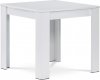 Jídelní stůl 80x80x75 cm, MDF, hladké bílé matné lamino AT-B080 WT1