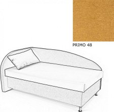 Čalouněná postel AVA NAVI, s úložným prostorem, 120x200, levá, PRIMO 48