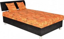 Čalouněná postel Skin 120x200, s úložným prostorem, Peace 4