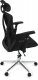 Židle kancelářská, černá MESH, kovový kříž KA-S258 BK