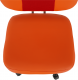 Dětská rostoucí židle RANDAL, oranžová/červená