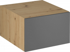 Horní kuchyňská skříňka LANGEN N60 výklopná, dub artisan/šedý mat