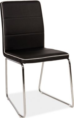 Jídelní čalouněná židle H-210 černá
