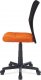 Dětská židle KA-2325 ORA, oranžová mesh, síťovina černá/černý plast