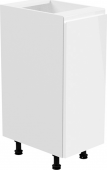 Spodní kuchyňská skříňka AURORA D30, pravá, bílá lesk