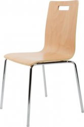 Židle DORKA buková (stohovatelná) - úchyt Z303