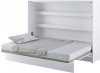 Výklopná postel REBECCA BC-04P, 140 cm, bílá lesk/bílá mat