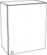 Horní kuchyňská skříňka EKO 60H, bílá