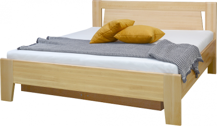 ANGELIKA š. 180  (ANTONIA - KORPUS) - dřevěná postel pouze KORPUS- masiv BUK, bez up, bez roštů  kolekce "FN" (K150)
