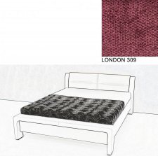 Čalouněná postel AVA CHELLO 160x200, LONDON 309