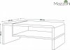 Konferenční stolek FOLK 100x60 cm černá/dub kraft