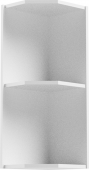 Horní kuchyňská skříňka AURORA G25PZ ukončovací, bílá