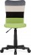 Kancelářská židle KA-N837 GRN, látka - mix barev, výškově nastavitelná