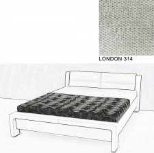 Čalouněná postel AVA CHELLO 180x200, LONDON 314