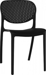 Stohovatelná jídelní židle FEDRA NEW černá