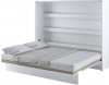 Výklopná postel REBECCA BC-14P, 160 cm, bílá lesk/bílá mat
