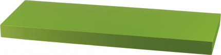 Nástěnná polička P-001 GRN 60 cm, barva zelená. Baleno v ochranné fólii 1ks/ctn. 