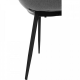 Jídelní židle SARIN, šedá/černý kov