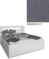 Čalouněná postel AVA LERYN 160x200, s úložným prostorem, MASSIMO 417
