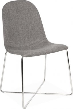 Jídelní čalouněná židle H-213 šedá