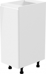 Spodní kuchyňská skříňka AURORA  D30, levá, bílá lesk