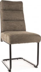 TRENDY-BERRY/BREGO-jídelní židle,  látka OLIVOVÁ-OLIVKA č.77 / kov černá(BERRYBRCOL) (S) (K150-E)NOVINKA