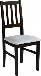 BOSANOVA 4 jídelní židle (BOSS 4) černá / světle šedá látka č.10*** (DM)- kolekce "DRE" (K150-E)