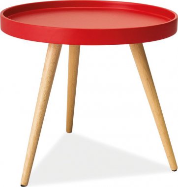Konferenční stolek TONI C červený