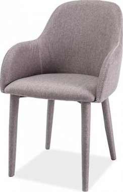 Jídelní čalouněná židle OSCAR šedá
