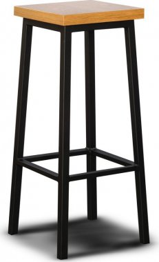 Barová židle LOFT L3 dřevo/kov