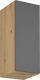 Horní kuchyňská skříňka LANGEN G30 levá, dub artisan/šedá mat