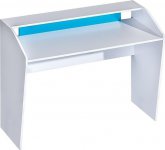 Dětský psací stůl TRAFICO 9 bílá/tyrkys