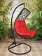 Závěsné relaxační křeslo DIANA, červený sedák ETP-DL29-C