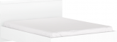 Manželská postel LINDY 160x200, bílý lesk