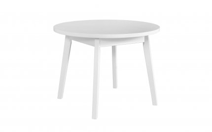OSTENA 3 (OSLO 3) jídelní stůl kulatý 100cm - lamino Bílá (borovice andersen)- kolekce "DRE" (K150-Z)