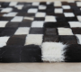 Luxusní koberec, pravá kůže, 171x240, KŮŽE TYP 6