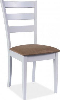 Jídelní dřevěná židle CD-86 bílá