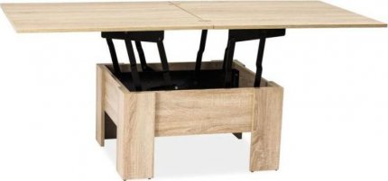 OLA 1 konferenční stolek rozkládací a zvedací - dub sonoma 80x47x90 (rozklad 80x76x180) (OLAD) (S) (K150-Z)