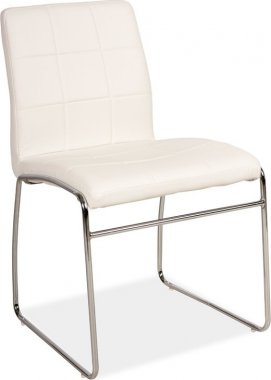 Jídelní čalouněná židle H-211 bílá