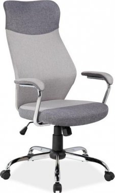 Kancelářská židle Q-319 šedá