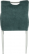 Jídelní židle OLIVA NEW, azurová látka/chrom